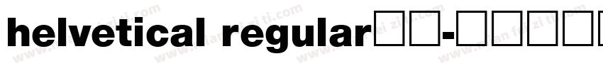 helvetical regular免费字体转换